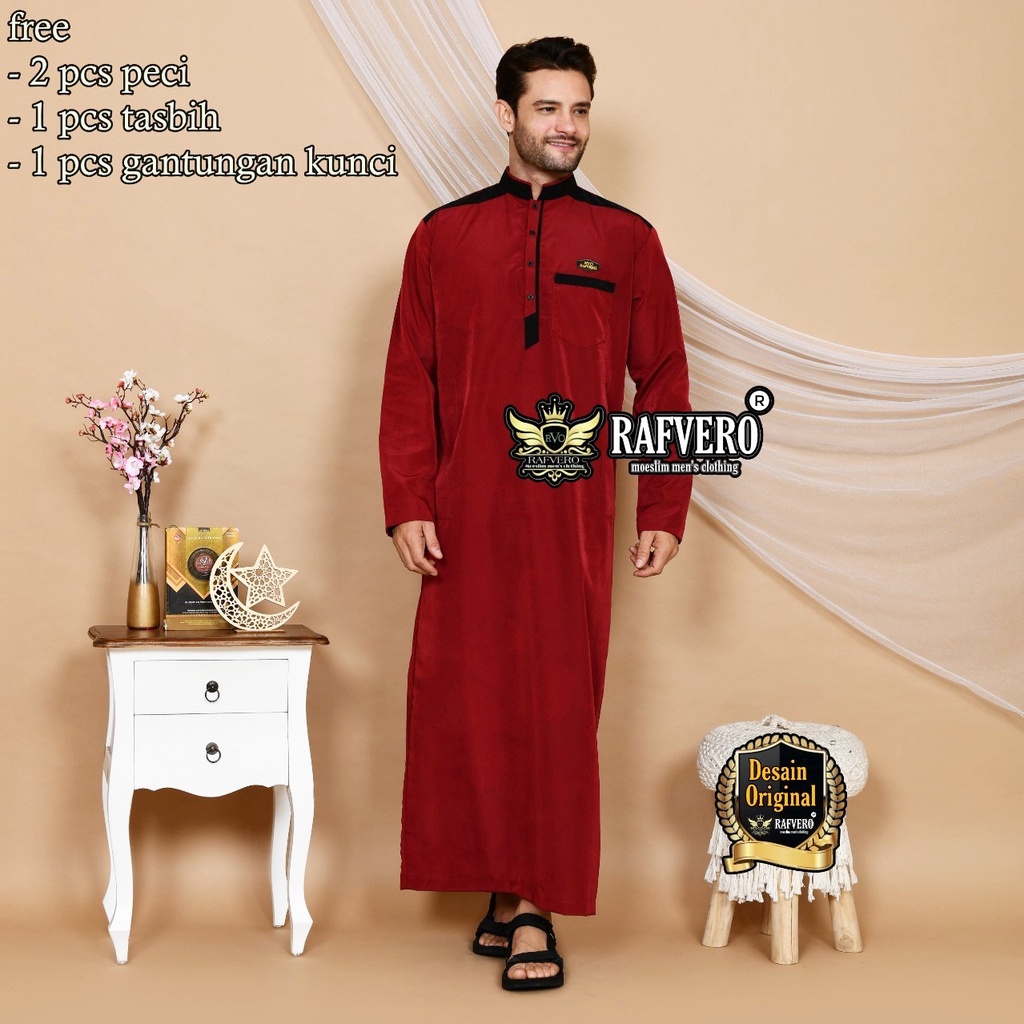 KOKO JUBAH GAMIS PRIA DEWASA MODEL TERBARU - BAJU MUSLIM LAKI LAKI - JUBAH ALHARAMAIN - KOKO DEWASA - GAMIS MUSLIM PRIA M L XL