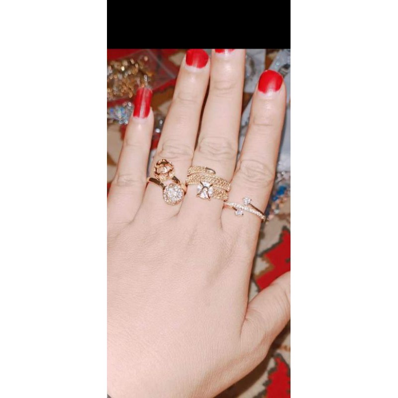 cincin dewasa bahan dasar emas muda kadar rendah berat rata2 2gram lebih