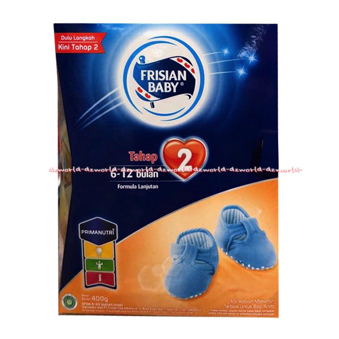 Frisian Baby Langkah 400gr Susu Formula Bayi 6-12Bulan Frisian Flag FF Susu Bendera