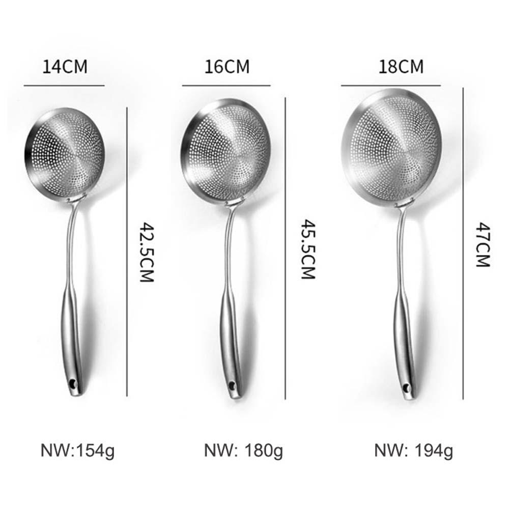 [Elegan] Saringan Jaring Handheld Kitchen Skimmer Grid Scoop Alat Masak Penyaring Makanan