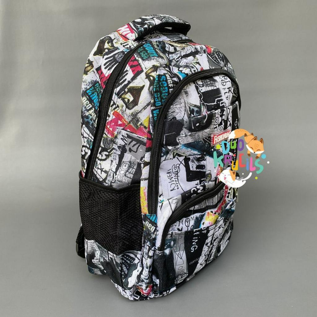 TAS SEKOLAH SD SMP SMA KULIAH ABSTRACT HITAM PUTIH