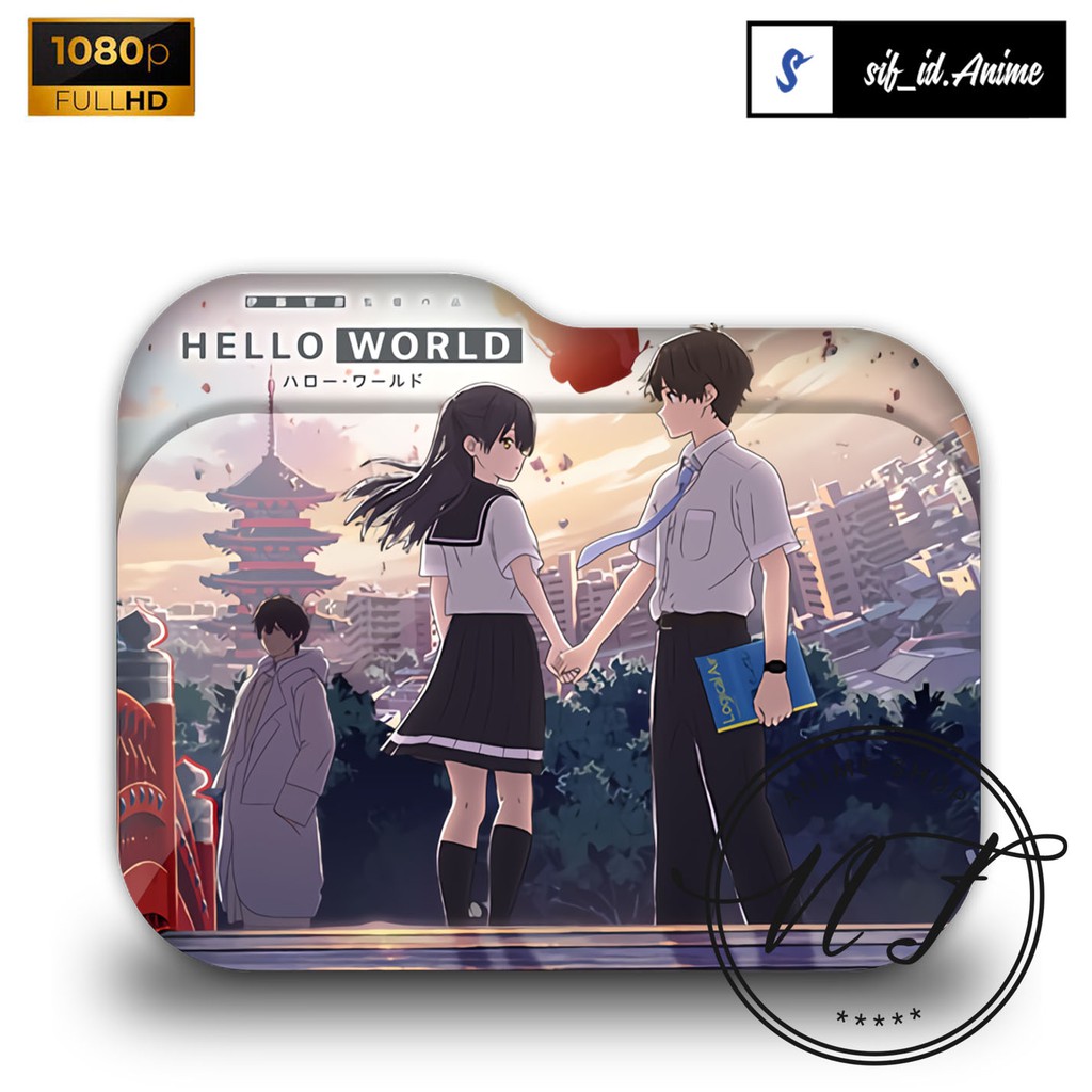 Dvd Anime Hello World 1080p Bd Sub Indo Shopee Indonesia