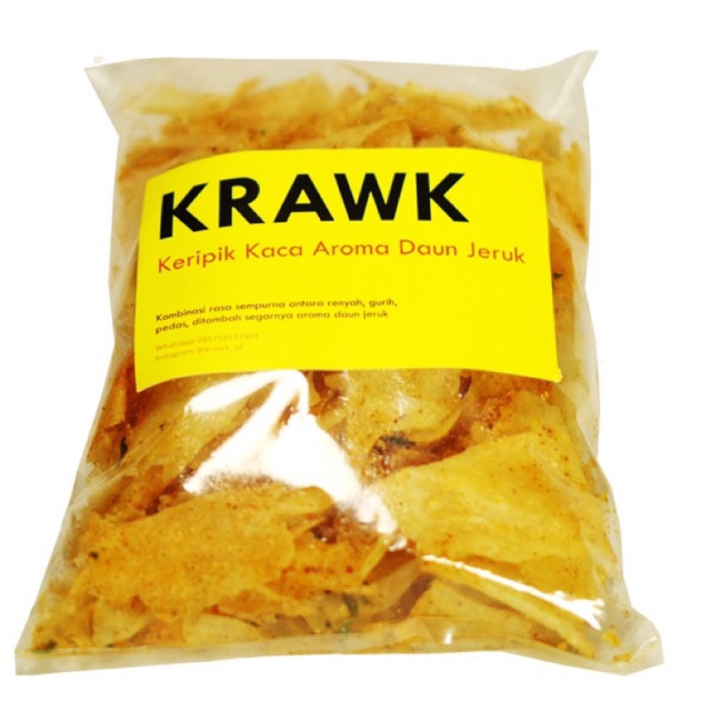 

Keripik Kaca Aroma Daun Jeruk Pedas