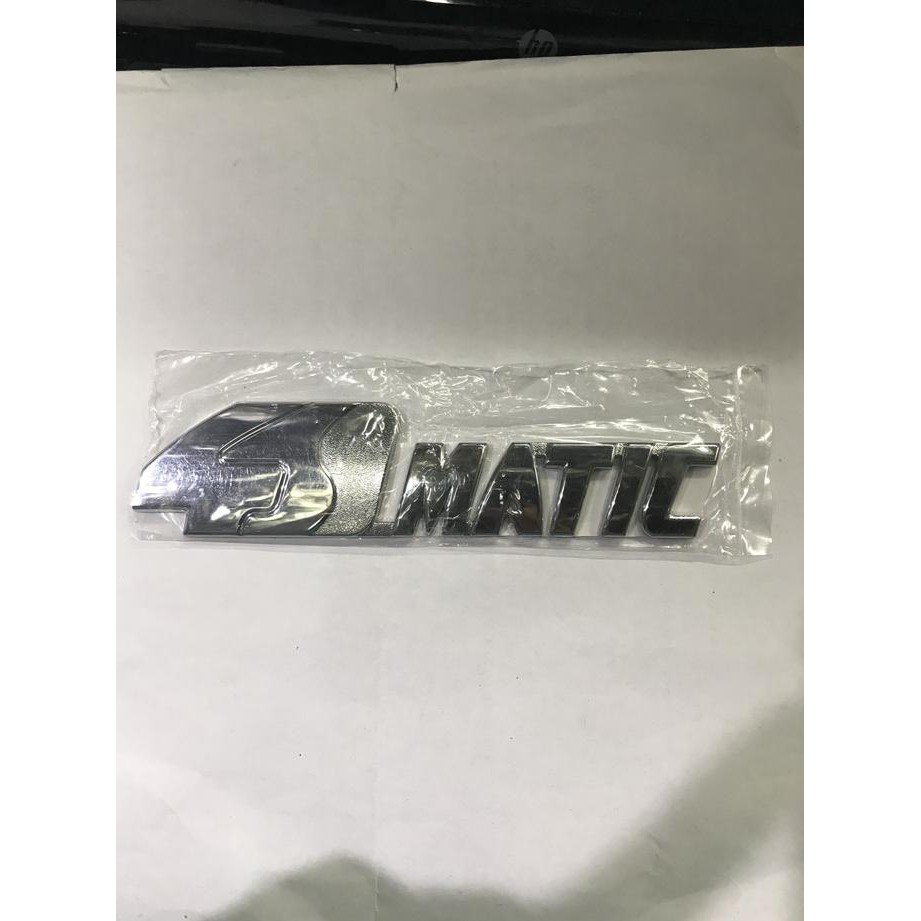 Emblem Avanza 4Matic, Logo 4Matic, Emblem 4 Matic Exclusive