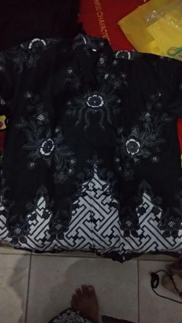 Tasyananu_batik (165 Rb Sepasang) Couple Ayushita / Couple Batik Selendang Ayushita/ Pager Bunga