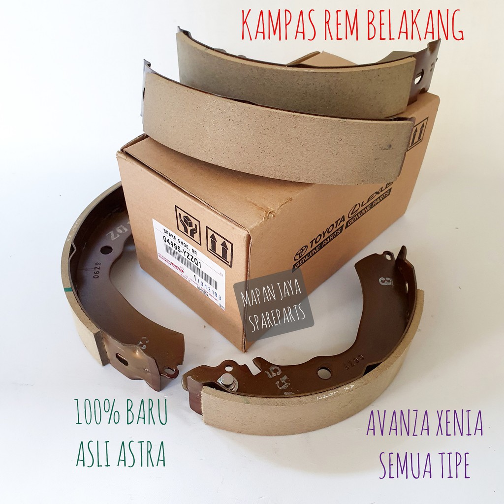 BRAKE SHOE ORIGINAL - KAMPAS REM BELAKANG AVANZA / XENIA