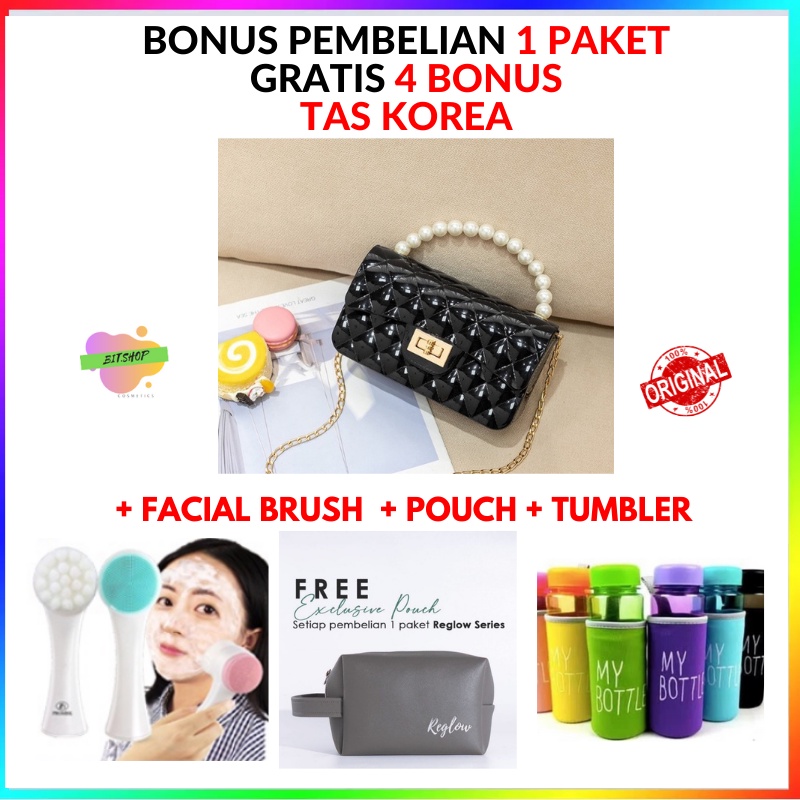 [1 PAKET] REGLOW GLOWING SERIES by dr Shindy Putri Skin Treatment Original BPOM - RE GLOW PAKET WHITENING & FLEK HITAM BERAT MENAHUN & ACNE JERAWAT BEKAS JERAWAT MS GLOW, JJ GLOW, ADORALY, BEAUTY IN THE POT, JUSTMINE dr sindy putri-1
