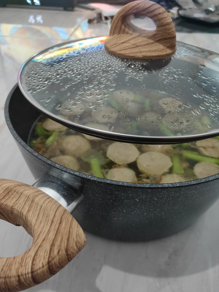 Panci Tutup Marble / Wajan Marble Yoshikawa 24cm Mj-12-10