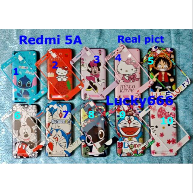 Soft case 360 xiaomi redmi 5a silikon plus tempered xiaomi redmi 5a redmi5a