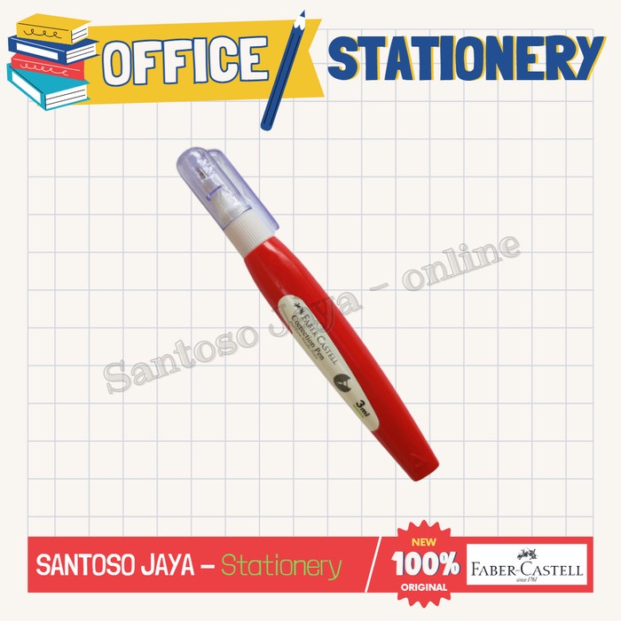 Mini Correction Pen FABER CASTELL - Tip-Ex - Tip-X FABER-CASTELL 3ml