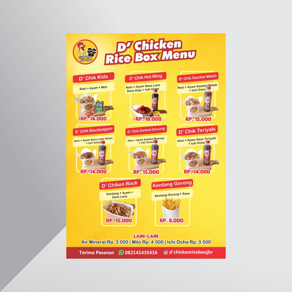 

Cetak Buku Menu Makanan Ukuran A4 ( Free Laminasi Doff/Glosy)