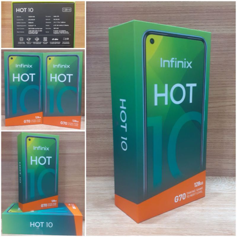 HP INFINIX HOT 10 4/128GB GARANSI RESMI