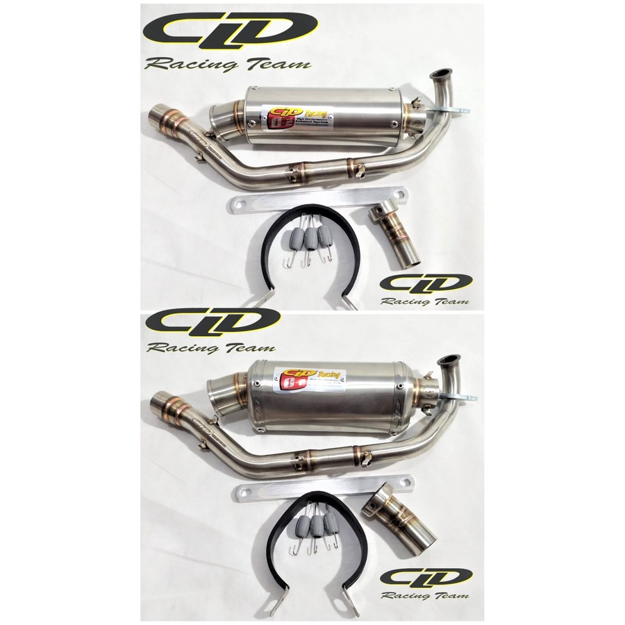 Knalpot Original CLD Type C2 Bulat C2 Oval Genio Beat 2020 Scoopy 2020