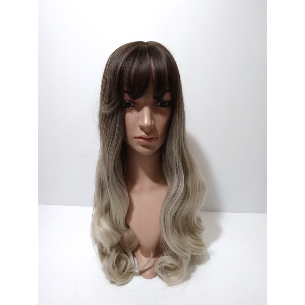 WIG RAMBUT LOLITA C8226 GRADASI DEEPBROWN-ASHBLONDE