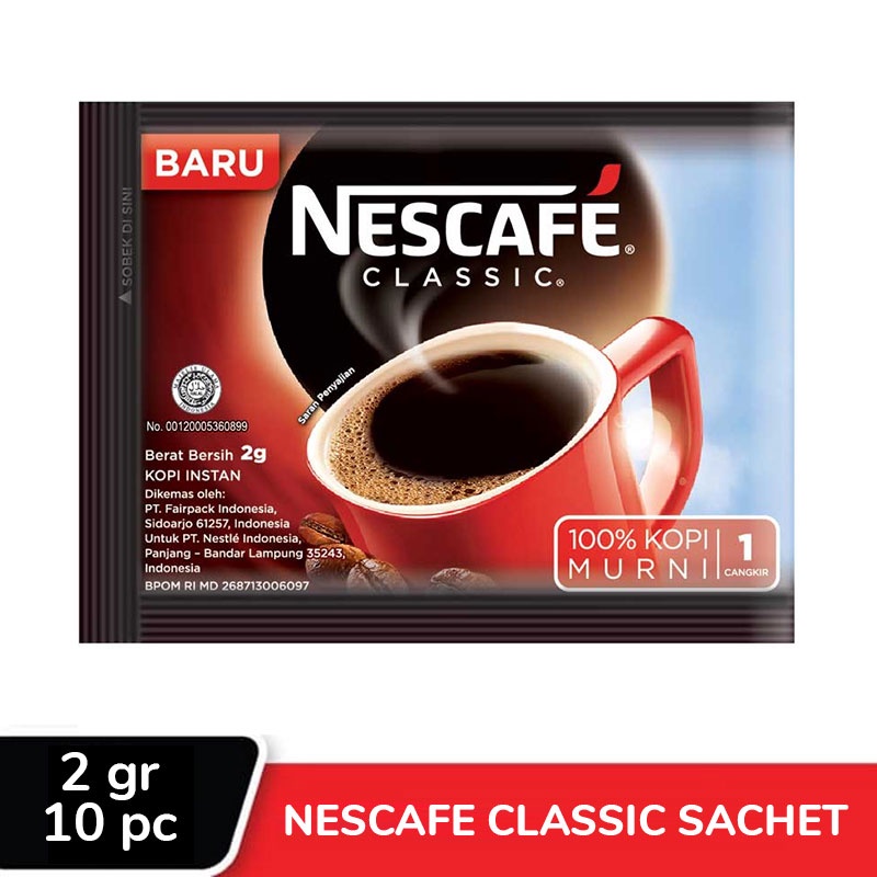 

NESCAFE Classic Coffee 10 x 2 g ACCJKT