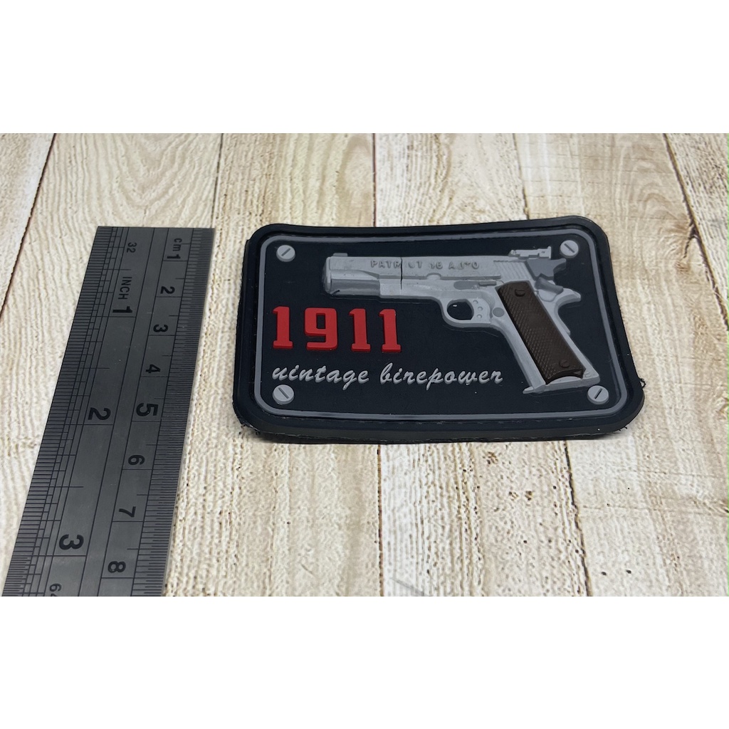 Patch GLOCK - Patch Velcro 1911 - Prepetan - Velcro Karet