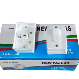 Saklar Bell Switch Bel Listrik Putih - Bell Rumah / Cerdas Cermat Praktek Sekolah