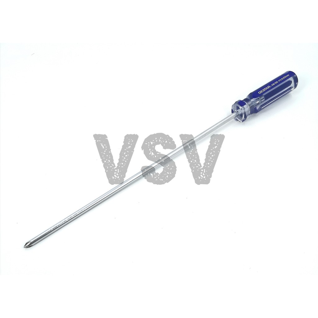 GESTAR Mechanical screwdriver (+)5x250mm Obeng crystal Obeng plus