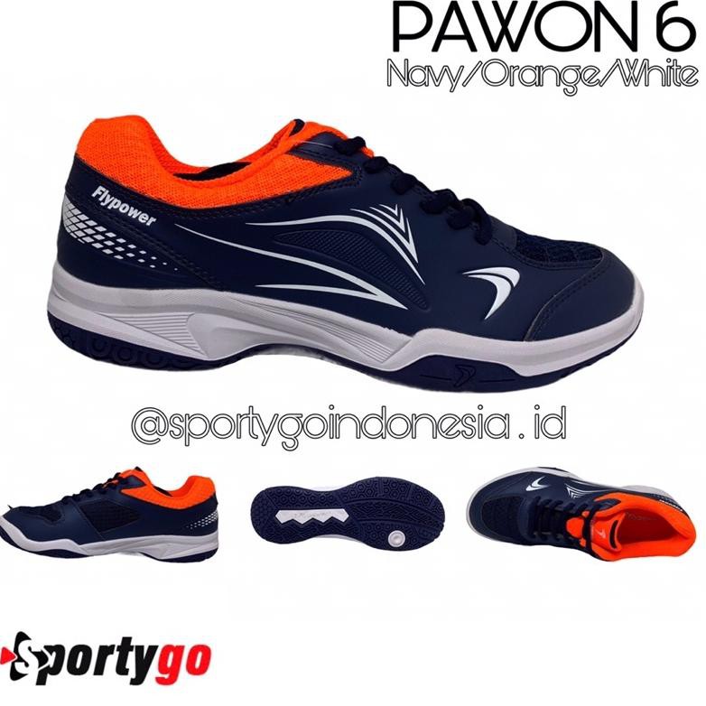 [ART. 198711] Sepatu Badminton Flypower Pawon 6 Original  / Sepatu Badminton Anak Junior Pawon 06