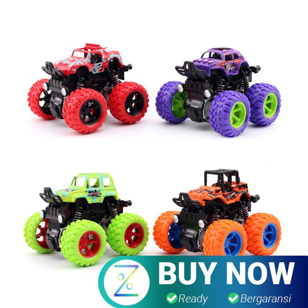 Monster Zap Mainan Mobil Jip Off Road 4 Drive Inertial Bigfoot - D400-