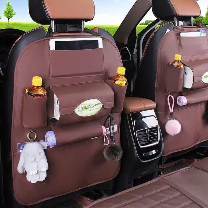 BAROKAH GAMIS Carzo Smart Seat Car Seat Organizer Tas Belakang Jok Mobil Tanpa Meja