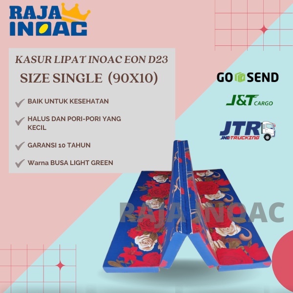 KASUR BUSA LIPAT INOAC EON D23 90X10 ORIGINAL INOAC GARANSI 10 TAHUN - RAJAINOAC