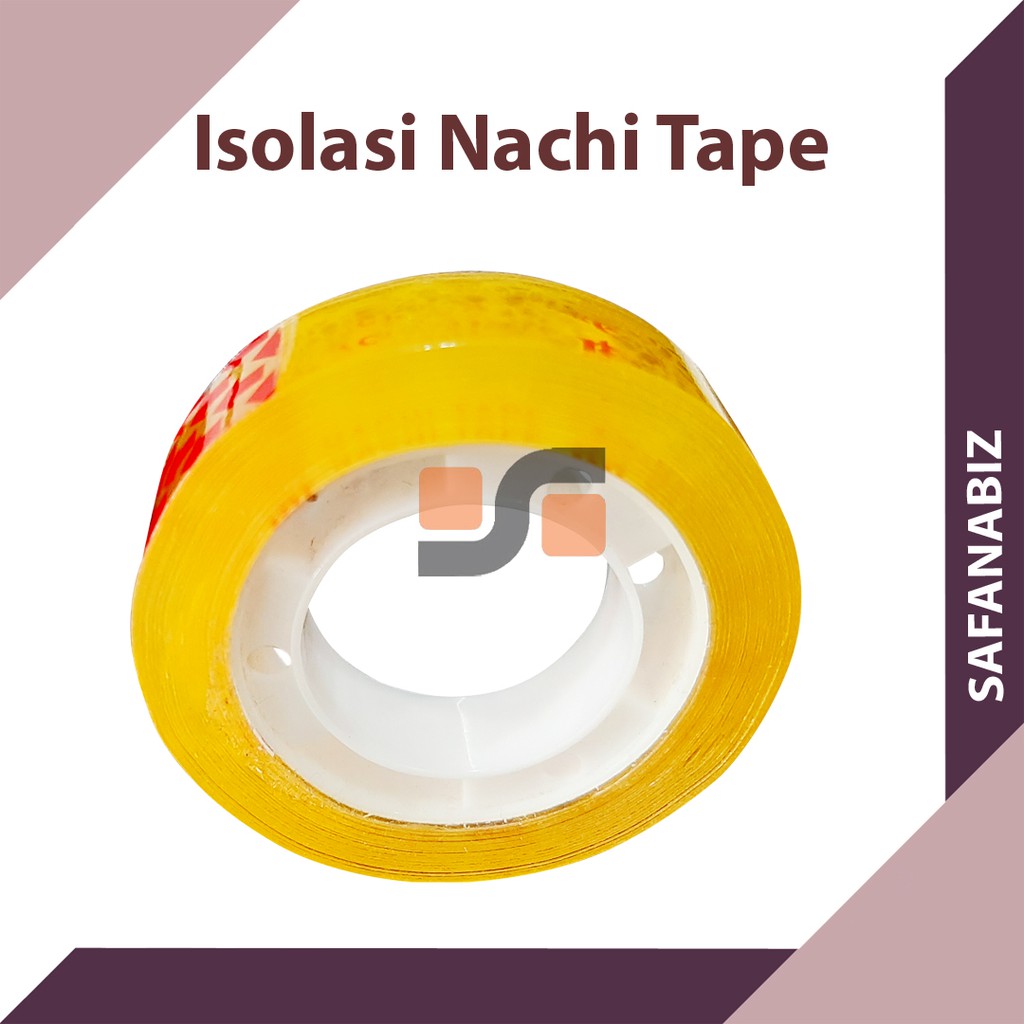 

Solasi Isolasi Nachi Tape Bening 12mm