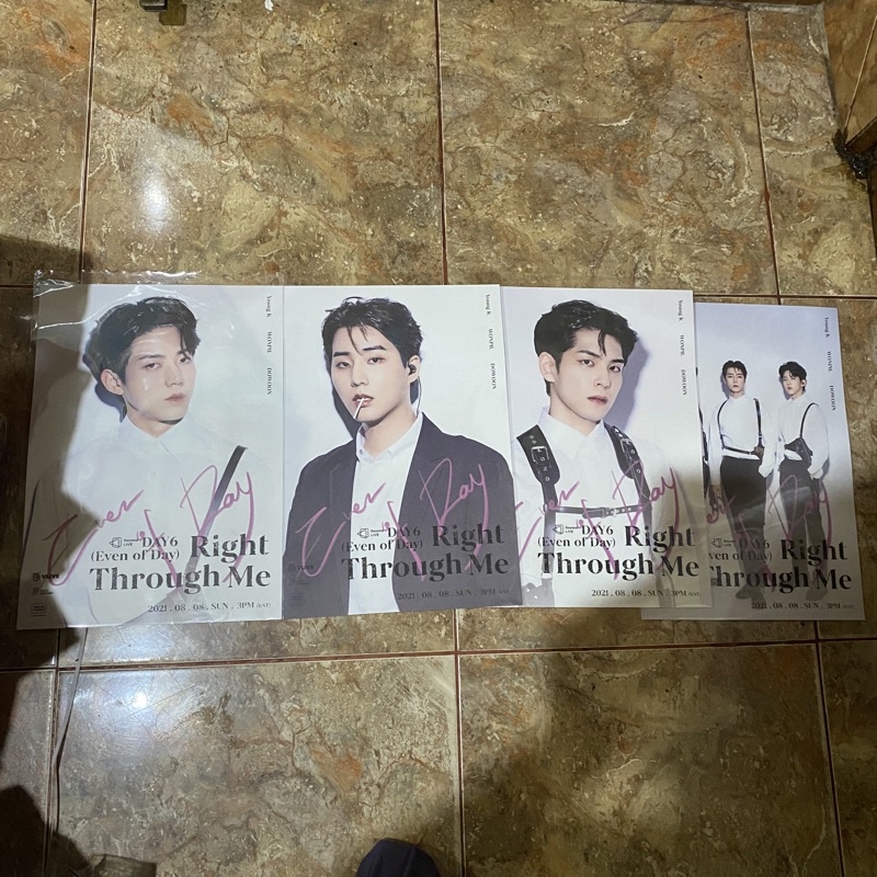 [READY] POSTER RIGHT THROUGH ME MD OFFICIAL