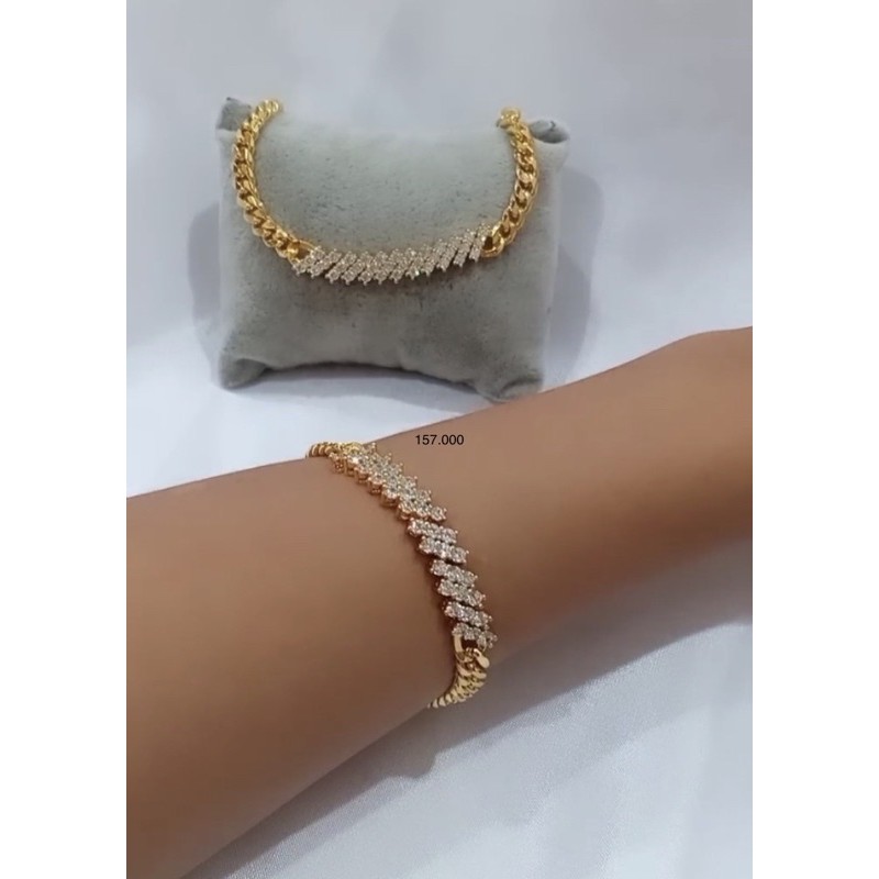 gelang lapis emas zircon italy