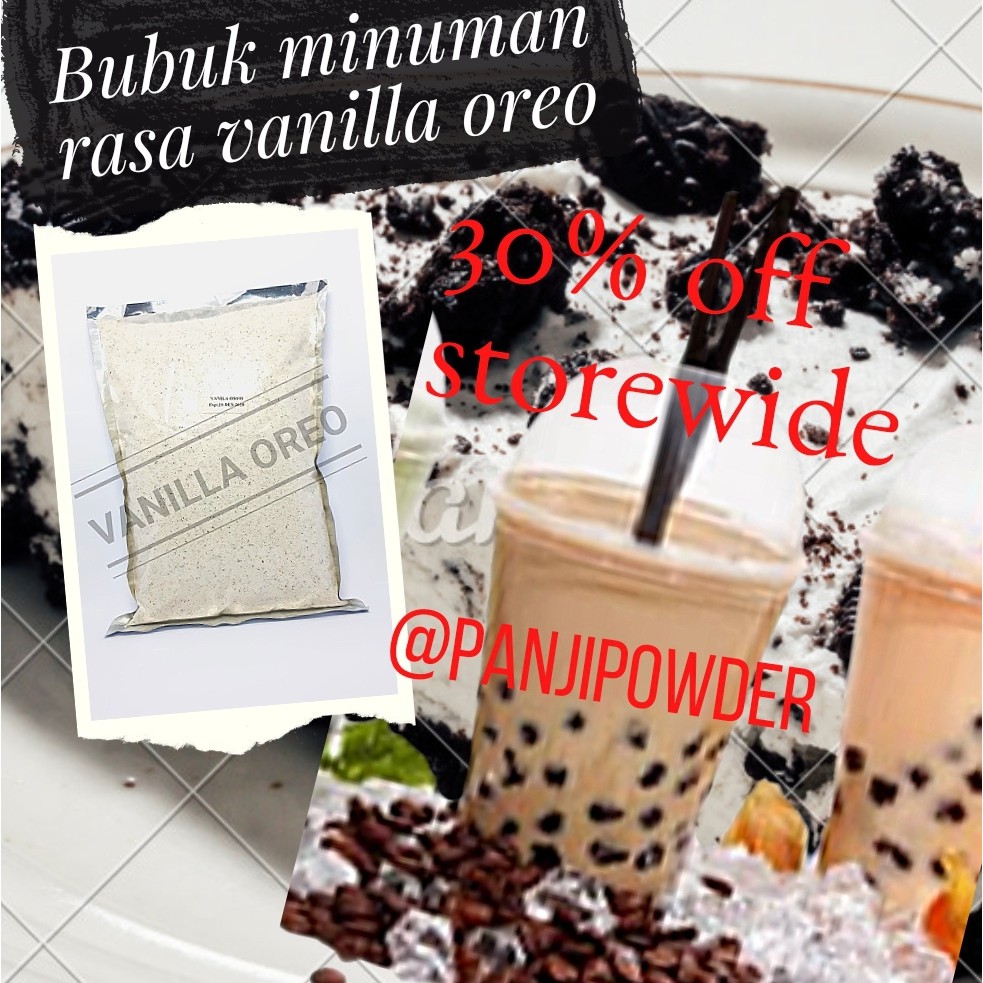 BUBUK MINUMAN RASA VANILLA 1KG SERBUK MINUMAN ANEKA RASA BUBUK MINUMAN PREMIUM BUBUK MINUMAN KEKINIAN POWDER MINUMAN