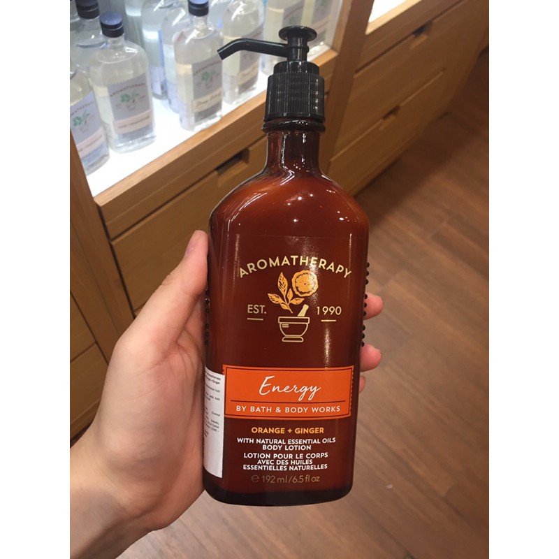 BATH AND BODY WORKS BBW AROMATHERAPY PASSION ENERGY ORANGE GINGER TUBEROSE YLANG YLANG BODY CREAM