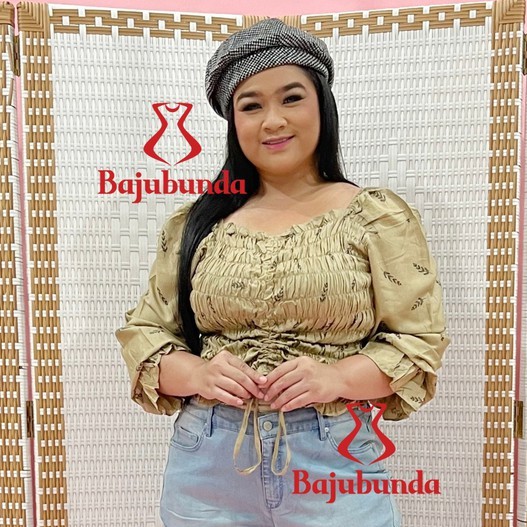 BLOUSE JUMBO BIG SIZE LENGAN PANJANG MOLLA-EE