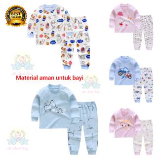 SET PIYAMA BAYI BAJU TIDUR ANAK LENGAN PANJANG  BAJU  