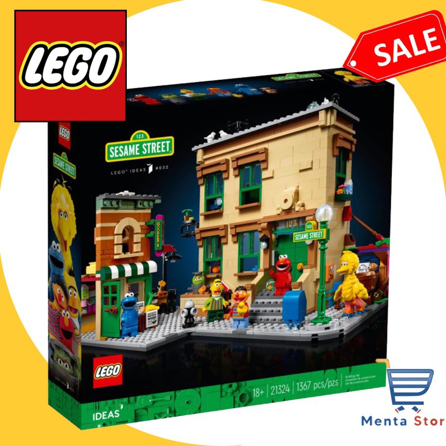 LEGO 21324 Ideas 123 Sesame Street Friendship Exclusive Set Elmo Show