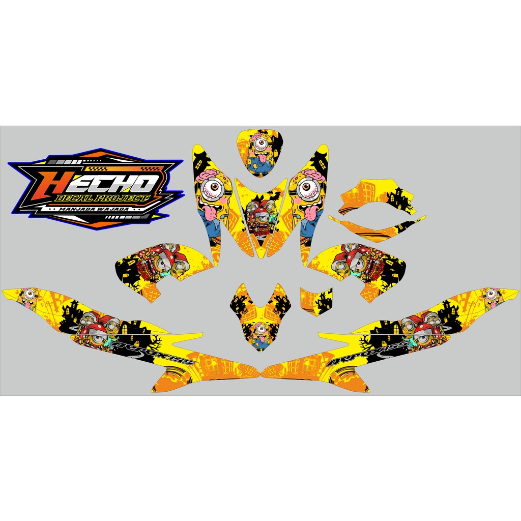 Decal Aerox 155 Full Body - Stiker Dekal Aerox Full Body