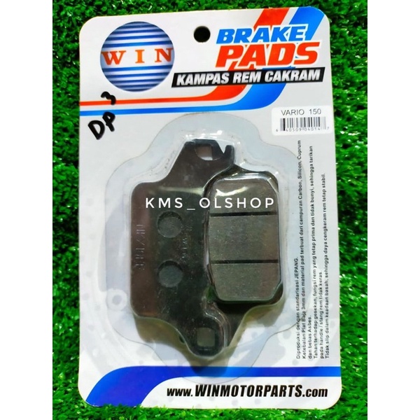 Dispad Discpad Kampas Rem Depan Cakram Vario 150 LED Vario 125 LED Genio