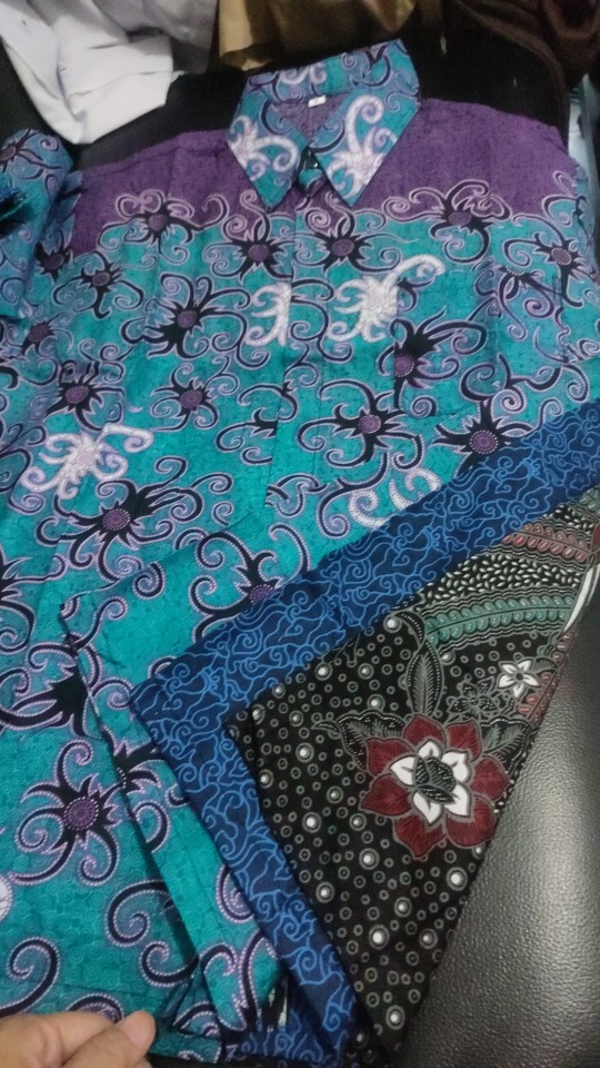 Size S M L Xl Xxl 3l 4l 5l Hem Batik Pria Abu Bata Best Seller Kemeja Batik Pria