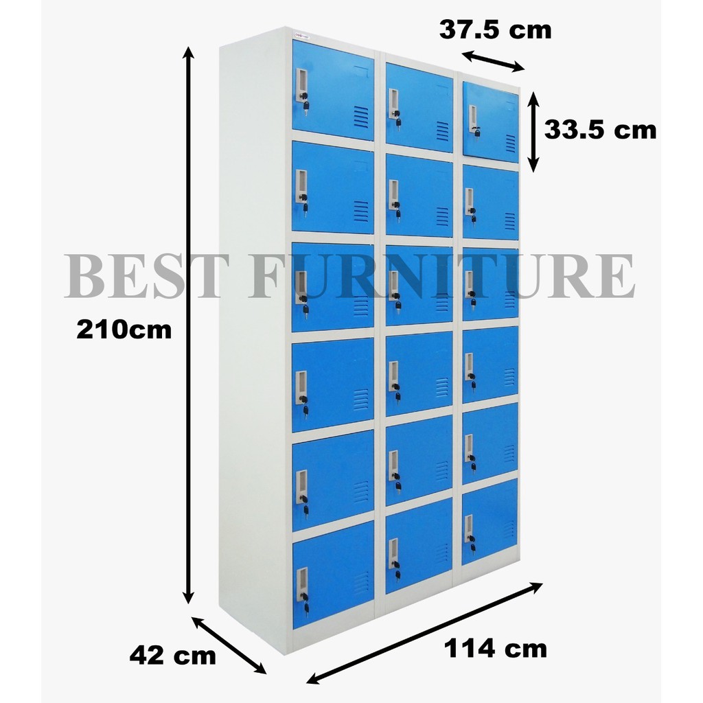 Best Locker Filing Cabinet Stainless Besi Anti Banjir 18 Pintu