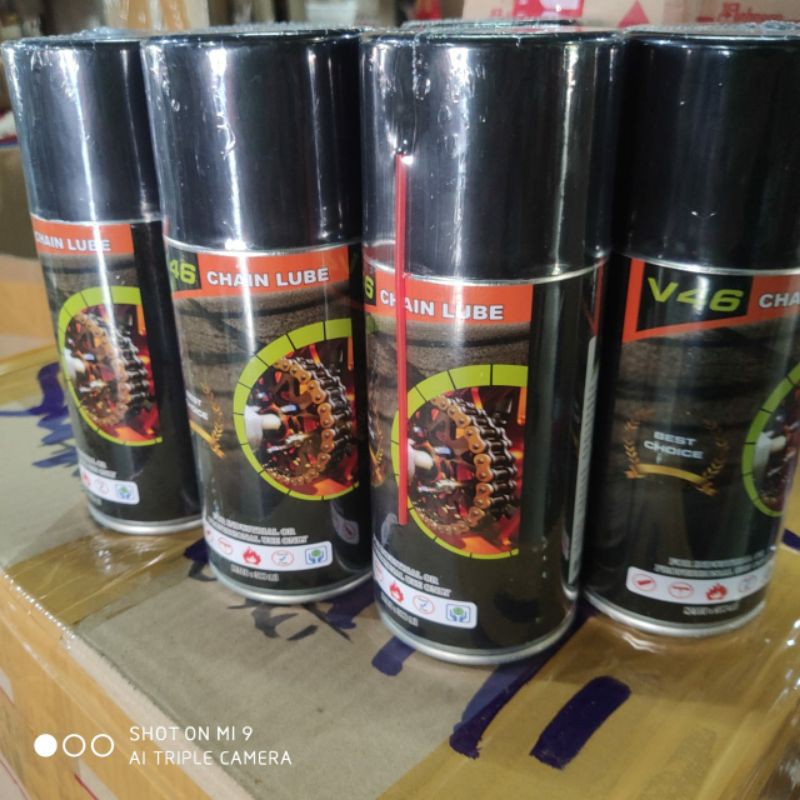 chainlube pelumas/minyak rantai motor CHAIN LUBE V46 Berkualitas Pembersih rantai motor-1