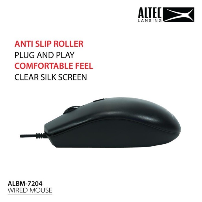 Altec Lansing Mouse Wired ALBM7204 ALBM 7204