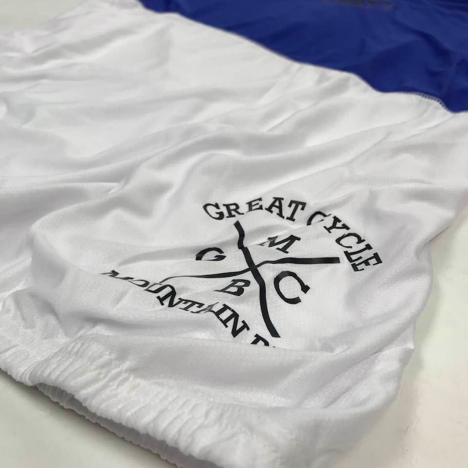 Jersey Sepeda GC-Brand bahan oktagon JPSK Crank Benhur Putih