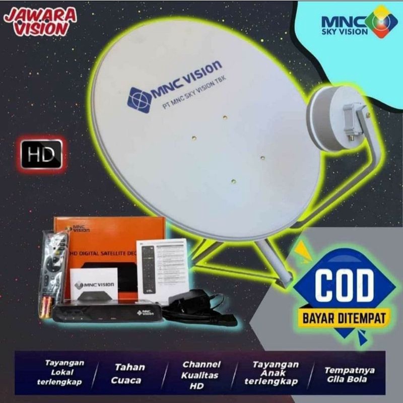PARABOLA MNC VISION KUALITAS HDMI