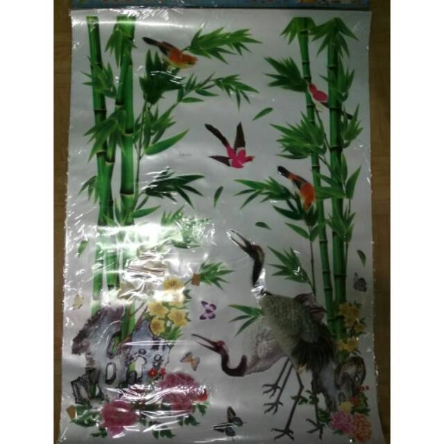 

Sticker Bangau Bamboo 5D