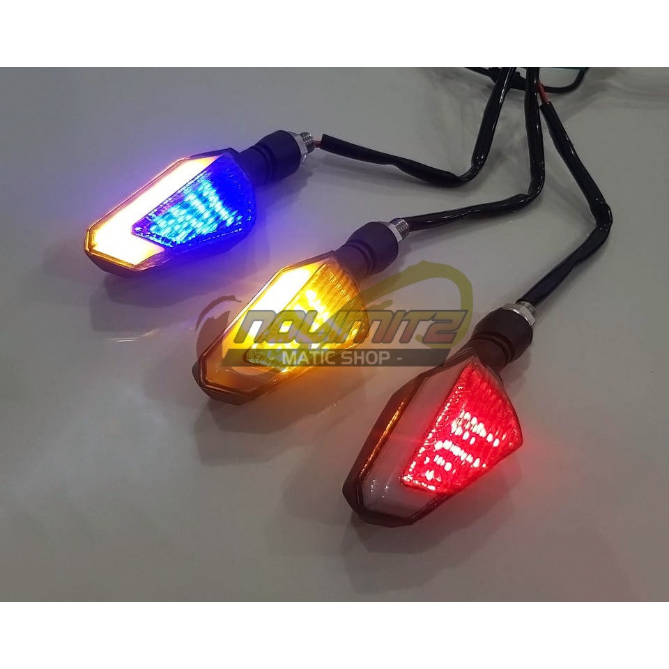 Lampu Sein Sen LED Running Senja Model Lexus Aerox 155 Vario ADV 150