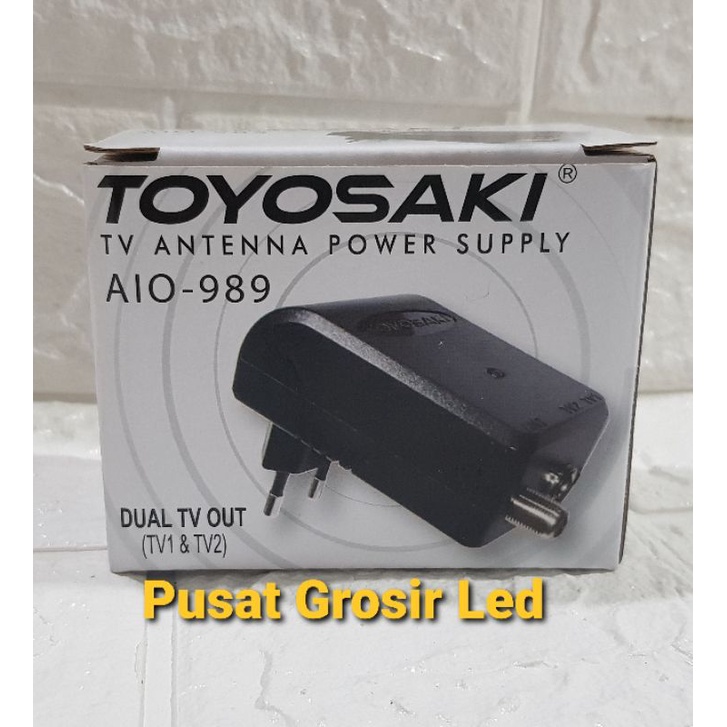 Power Supply Antenna TV Toyosaki AIO - 989 / Adaptor Antena Toyosaki