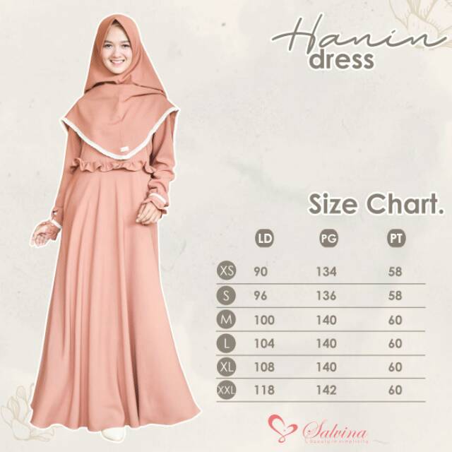 HANIN DRESS / SET GAMIS / SET GAMIS MURAH / GAMIS CREPE