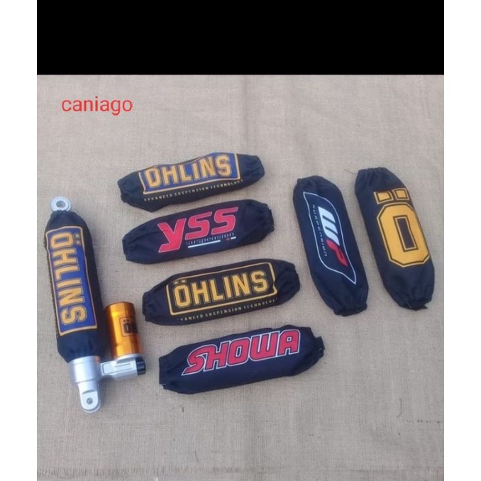 Sarung shock breaker dan cover shock belakang Motor Universal Bahan Nylon Anti Air rcb showa yss