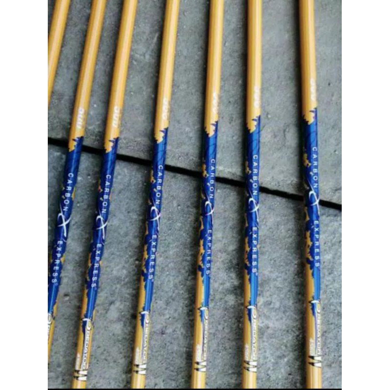 Carbon express predator motif kayu