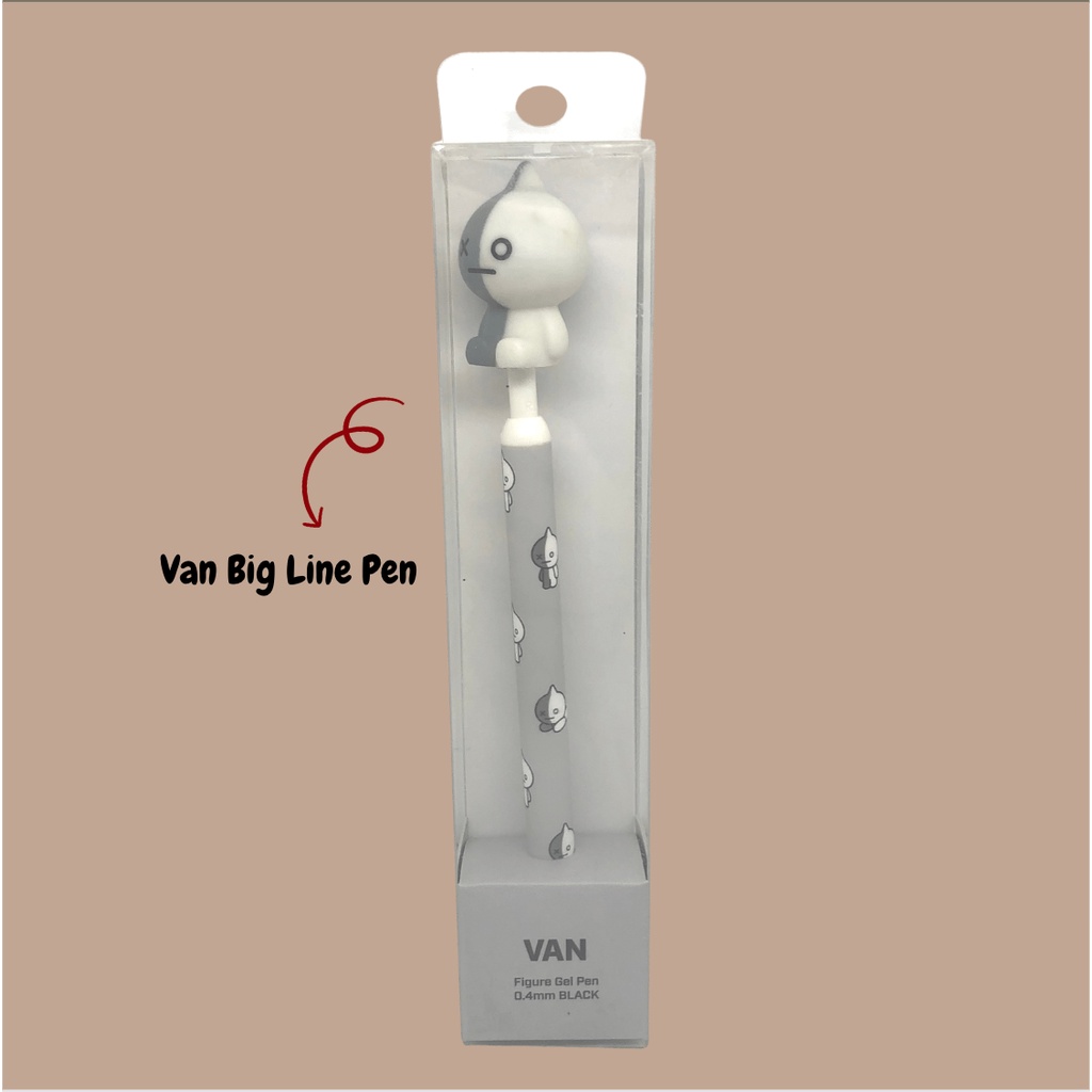 

Pulpen Line Karakter BT21 Van Line Figure Gel Pen
