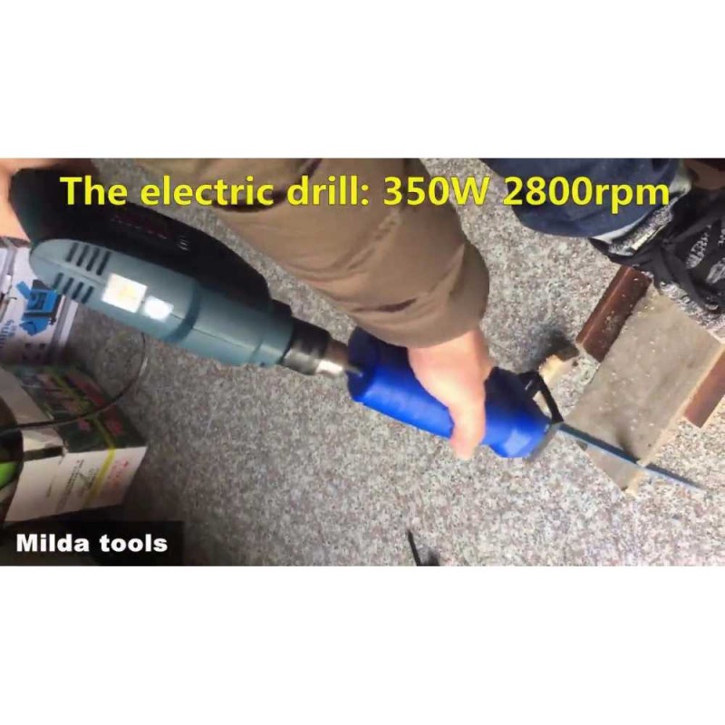 Electric Drill Attachment Gergaji Listrik Mini Chainsaw 2000RPM